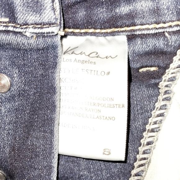 KanCan Dark wash Skinny overalls size S - Picture 5 of 5